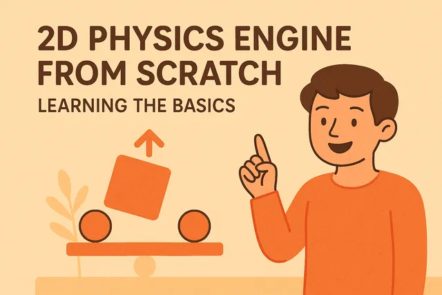 Learn how to build a 2D physics engine from scratch, starting with basic motion and building up to springs, constraints, and interactive simulations.