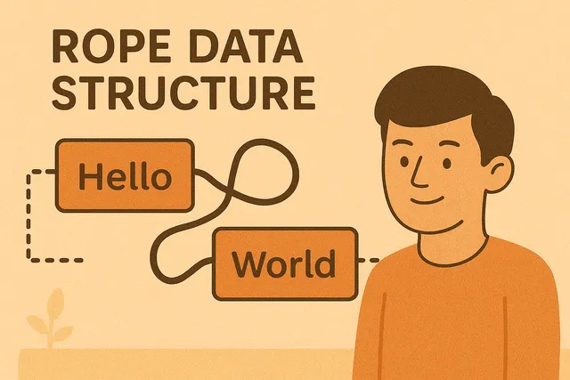 Learn how to implement a rope data structure from scratch and use it to build a memory-efficient undo-redo system for text editors.